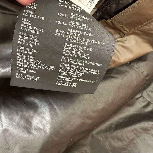 Andrew Marc down jacket size Small